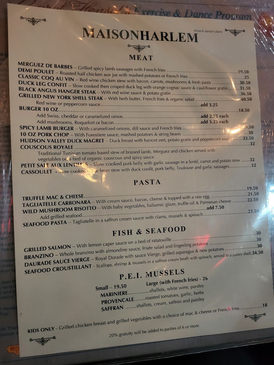 Maison Harlem Menu - Image 5